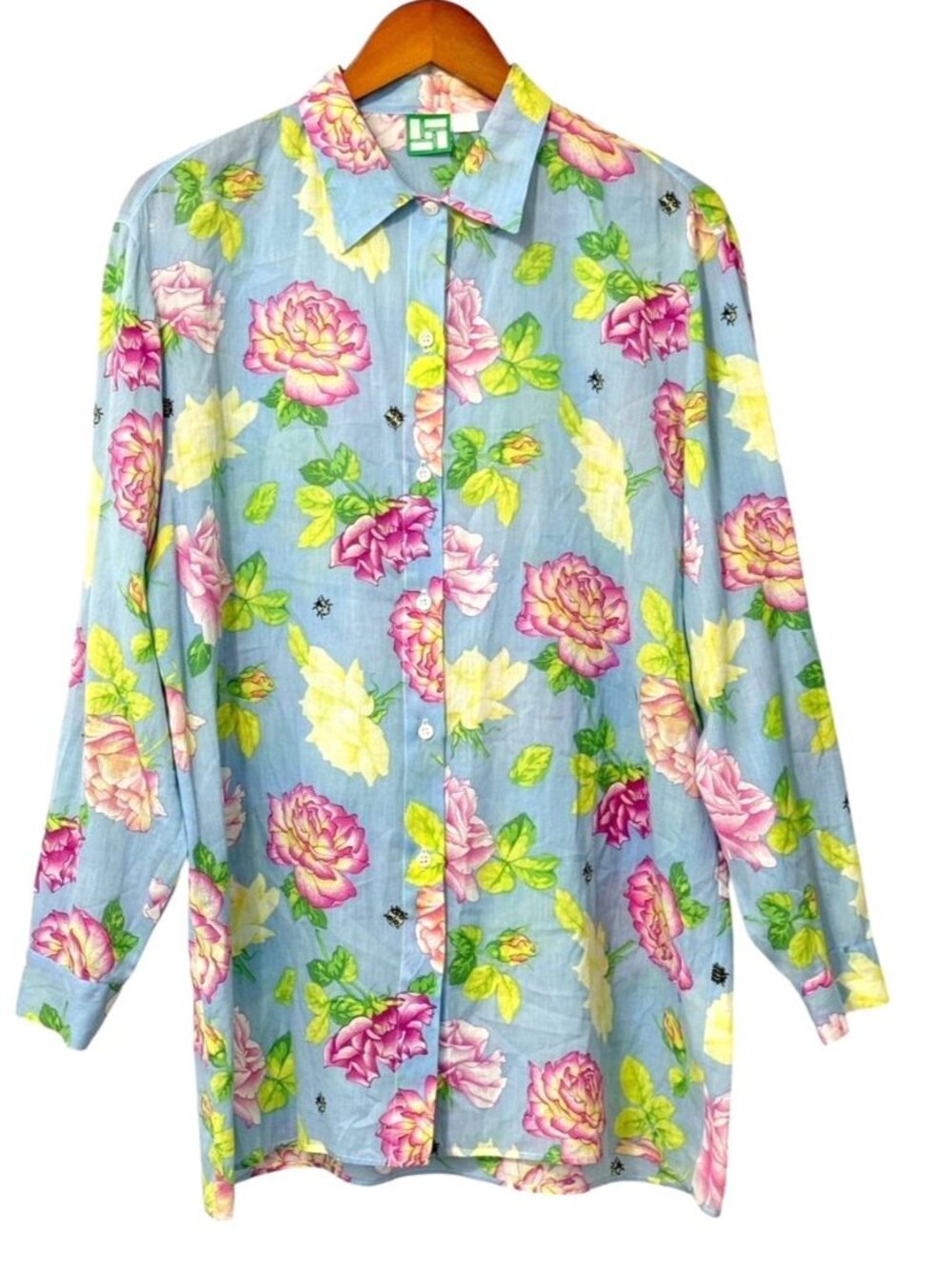 Manuel Canovas Women's Button Down Shirt 100% Cotton Resort Size TU / One Size